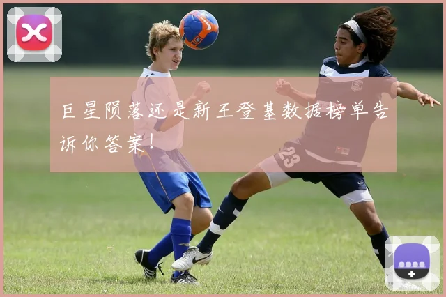 巨星陨落还是新王登基数据榜单告诉你答案!